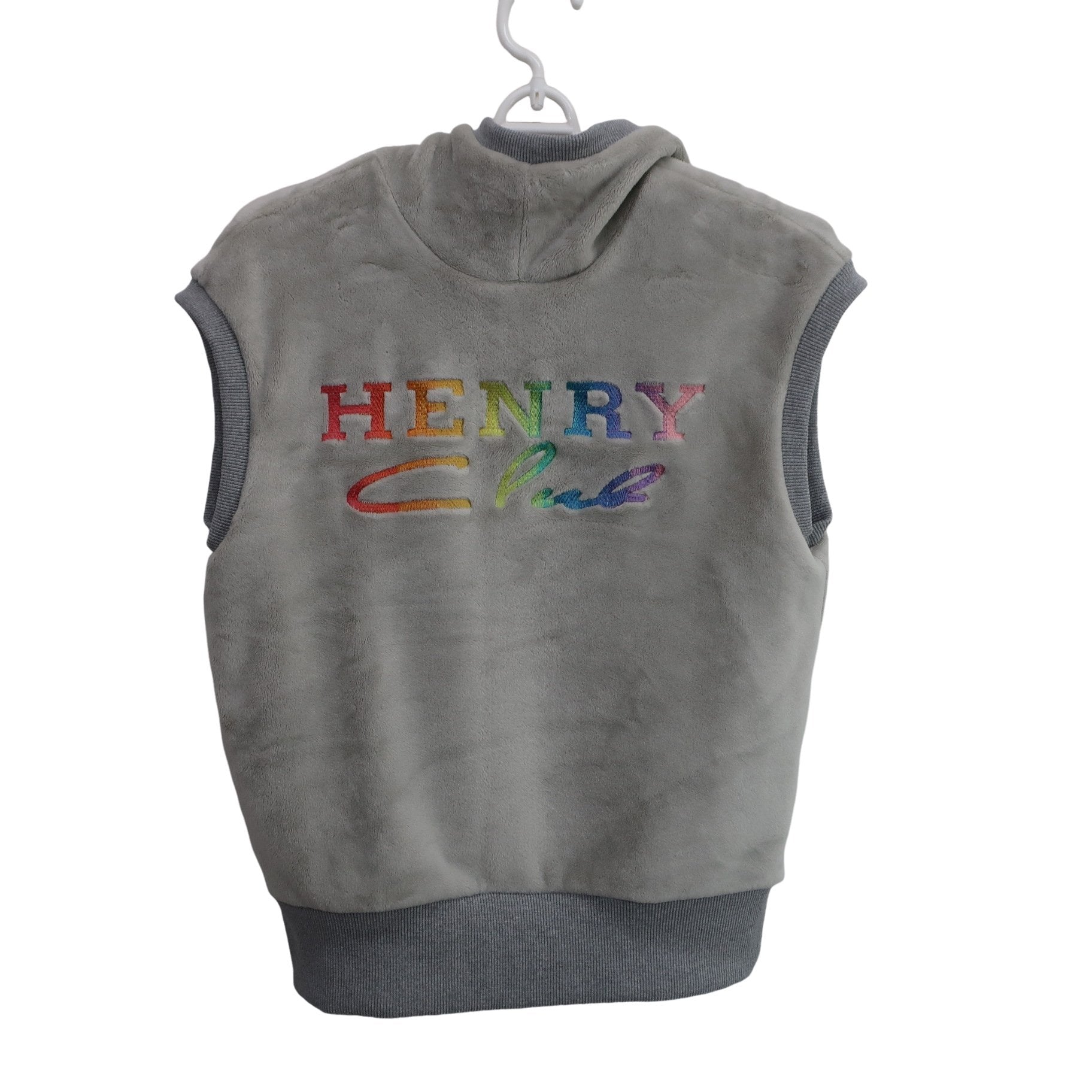 HENRY Club ボアベスト グレー レディース 40 A
