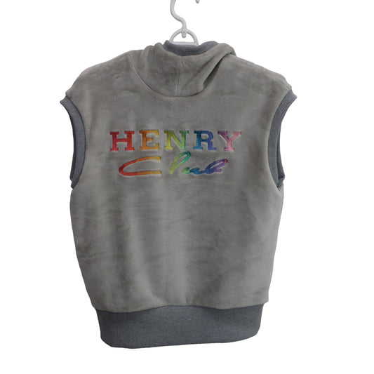 HENRY Club ボアベスト グレー レディース 40 A