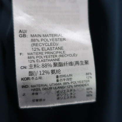adidas(アディダス) 半袖ハーフジップシャツ ネイビー青系 レディース L A