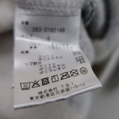 Jack Bunny(ジャックバニー) トレーナー 白ネイビー レディース 2 263-2162168 B