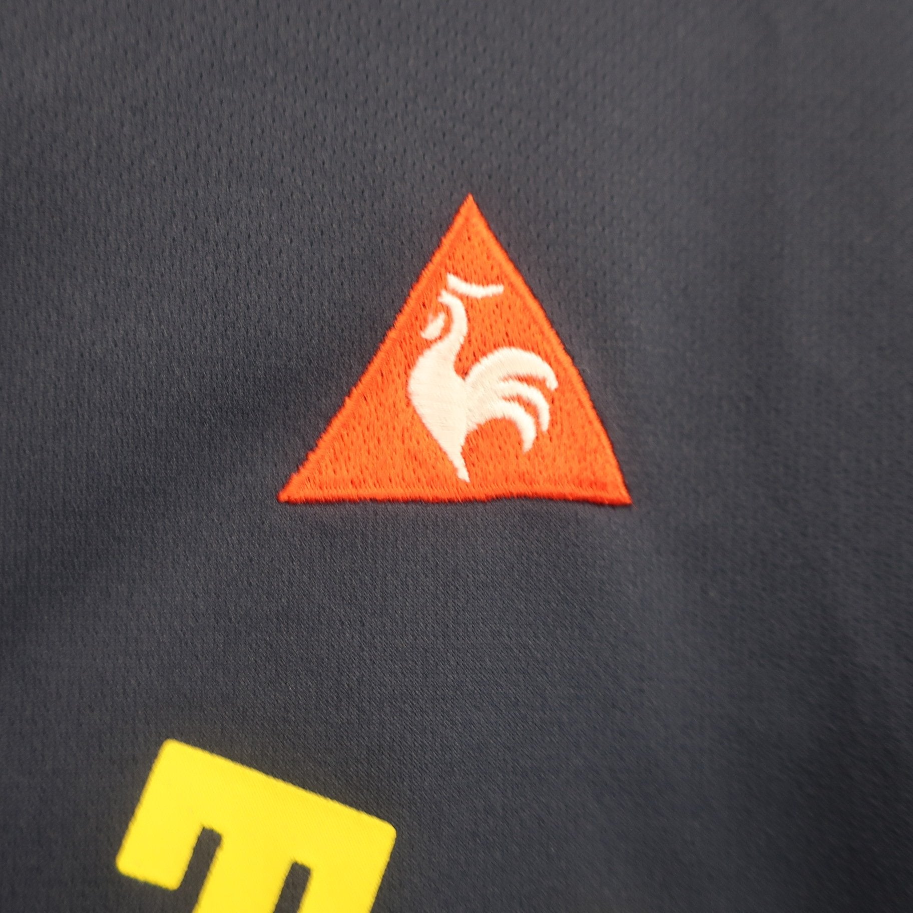 le coq sportif(ルコックスポルティフ) 半袖ハーフジップシャツ ネイビー レディース L A