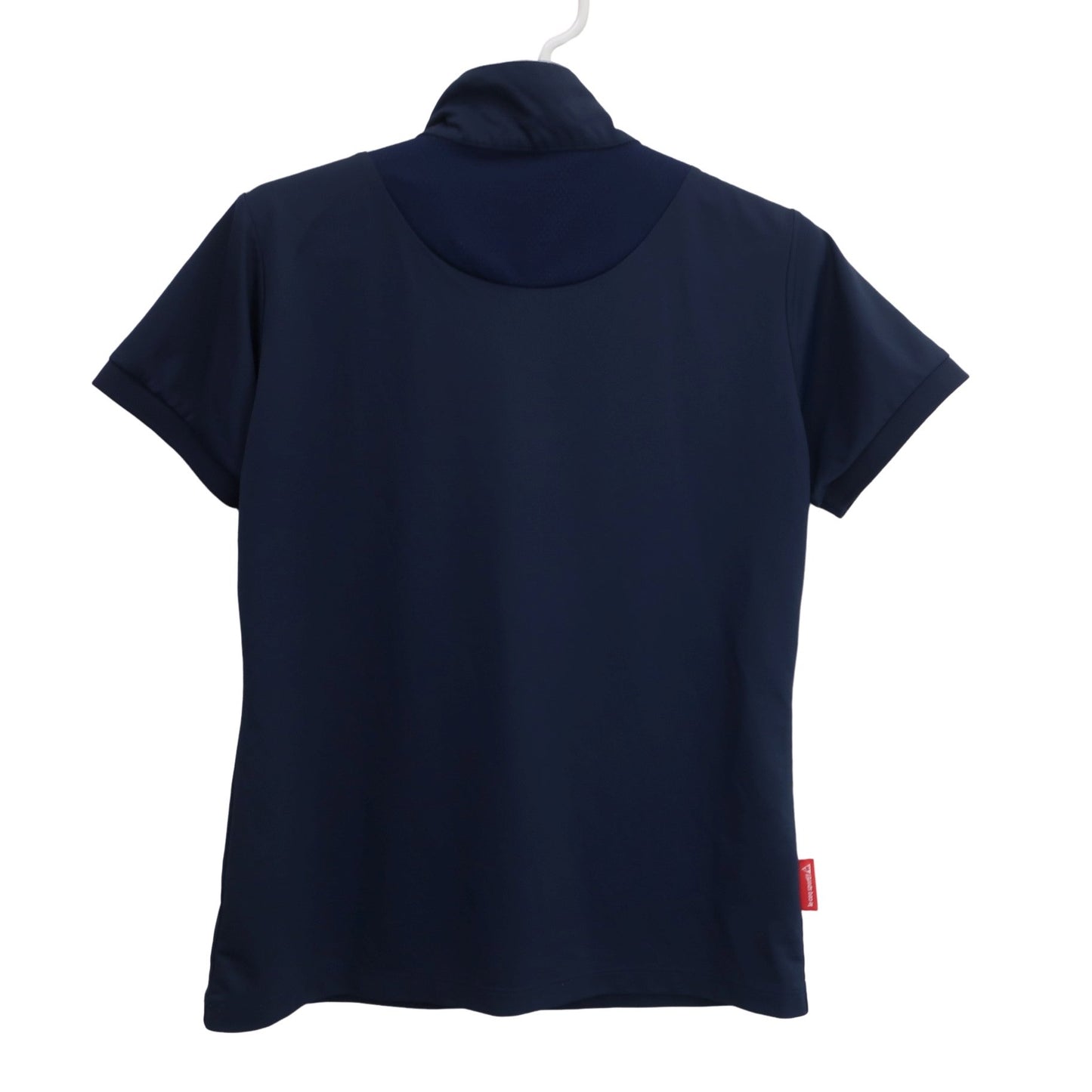 le coq sportif(ルコックスポルティフ) 半袖ハーフジップシャツ ネイビー レディース L A