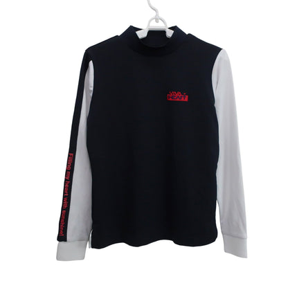 VIVA HEART(ビバハート) 長袖モックネックシャツ ネイビー レディース 40 A
