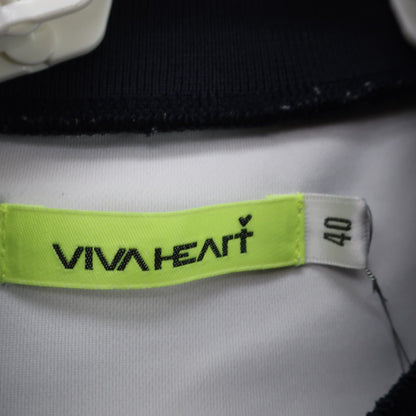 VIVA HEART(ビバハート) 長袖モックネックシャツ ネイビー レディース 40 A