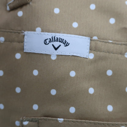 Callaway(キャロウェイ) ハーフパンツ ベージュ白水玉 レディース M 241-121870 A