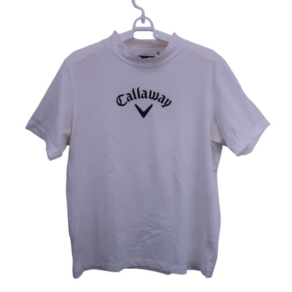 Callaway(キャロウェイ) 半袖モックネックシャツ 白 メンズ L 241-0134429 B