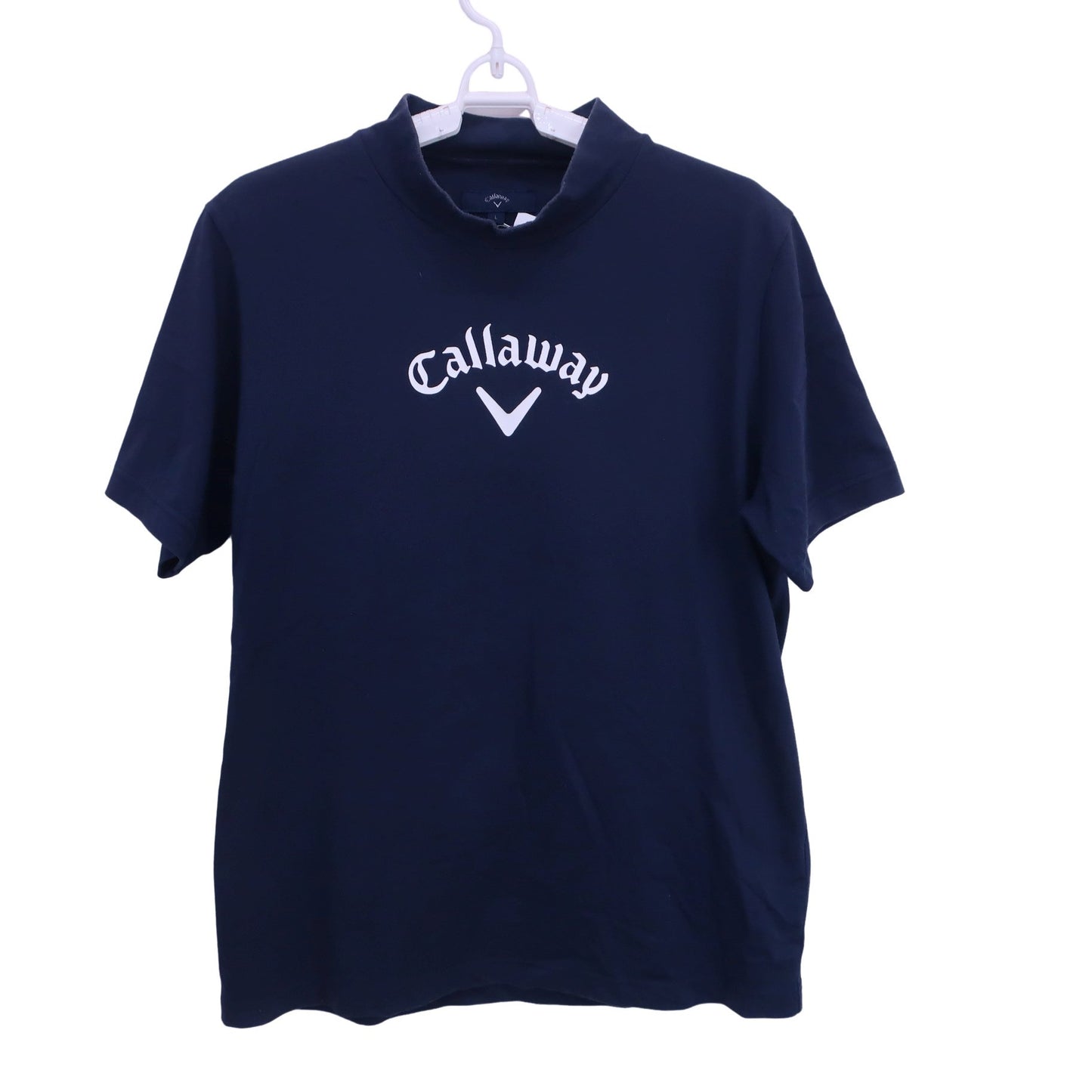 Callaway(キャロウェイ) 半袖モックネックシャツ ネイビー メンズ L 241-0134429 B