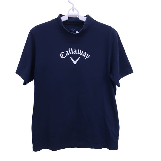 Callaway(キャロウェイ) 半袖モックネックシャツ ネイビー メンズ L 241-0134429 B
