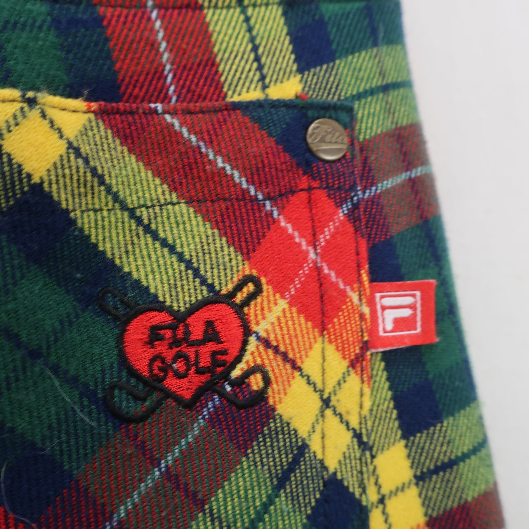 FILA GOLF(フィラゴルフ) パンツ カラフルチェック レディース L A