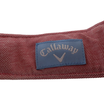Callaway(キャロウェイ) サンバイザー 赤 レディース フリーサイズ B