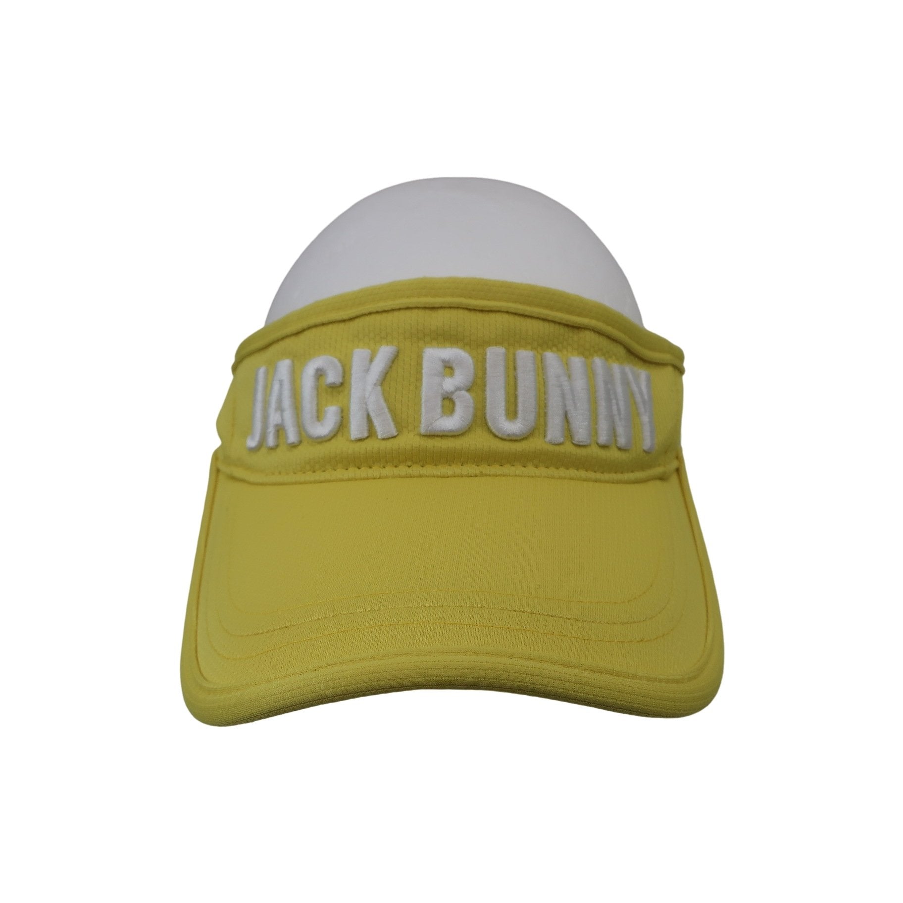 Jack Bunny(ジャックバニー) サンバイザー 黄色 レディース フリーサイズ B