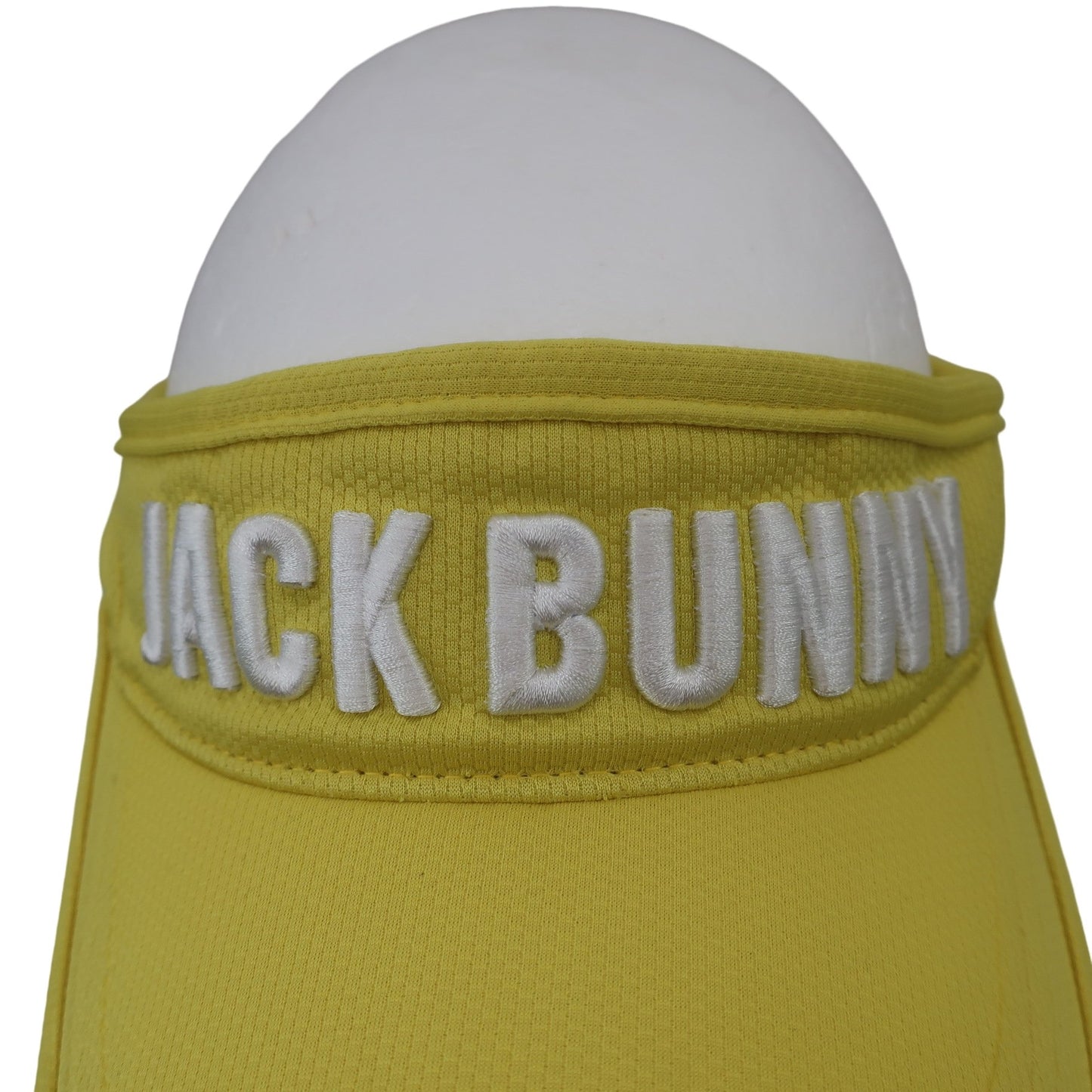 Jack Bunny(ジャックバニー) サンバイザー 黄色 レディース フリーサイズ B