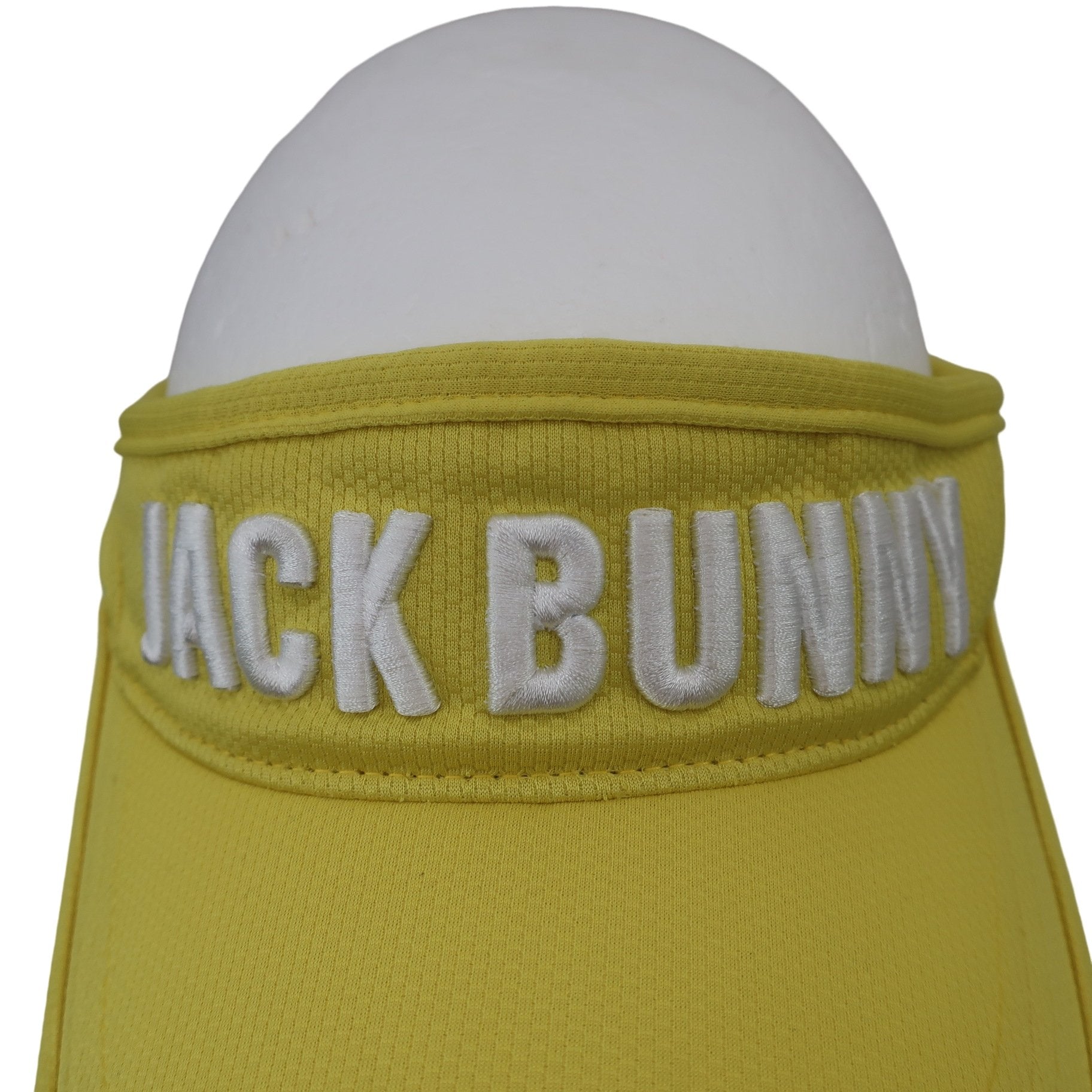 Jack Bunny(ジャックバニー) サンバイザー 黄色 レディース フリーサイズ B