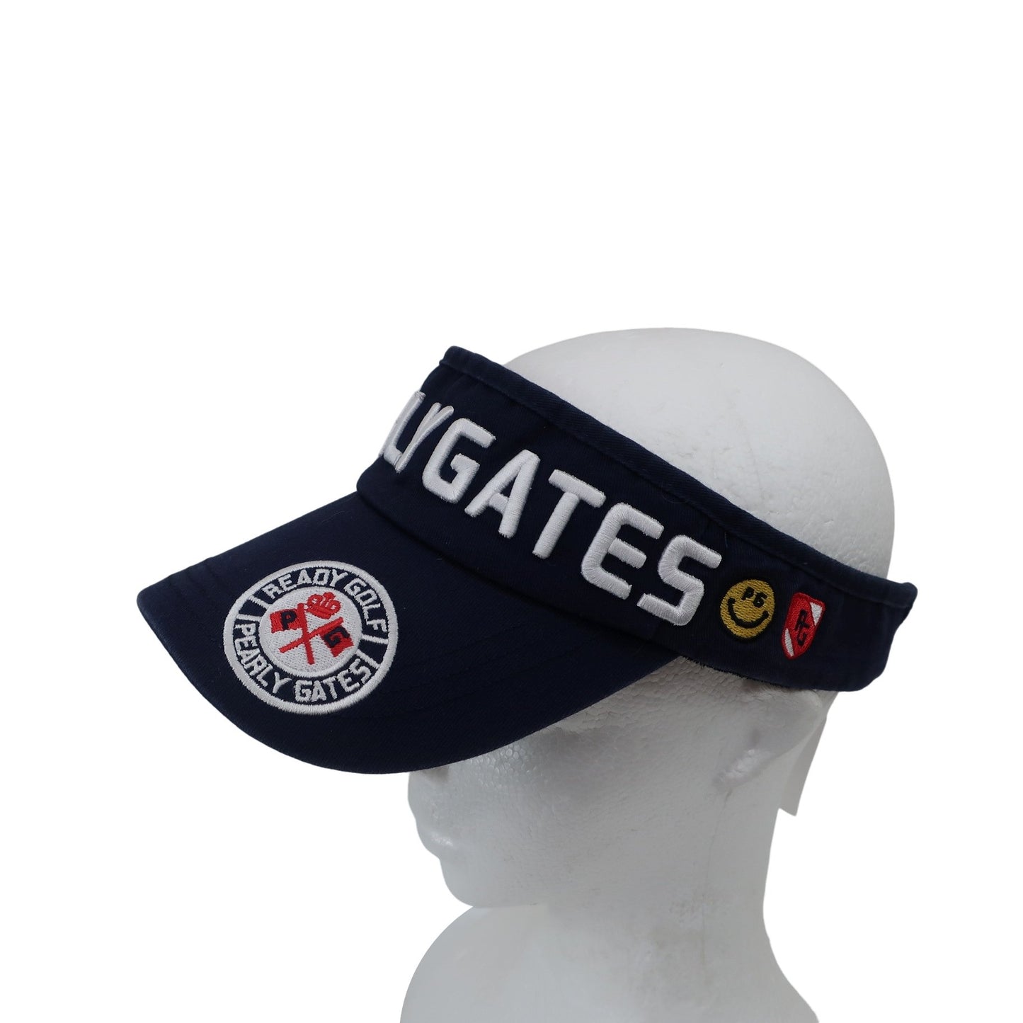 PEARLY GATES(パーリーゲイツ) サンバイザー ネイビー レディース フリーサイズ B