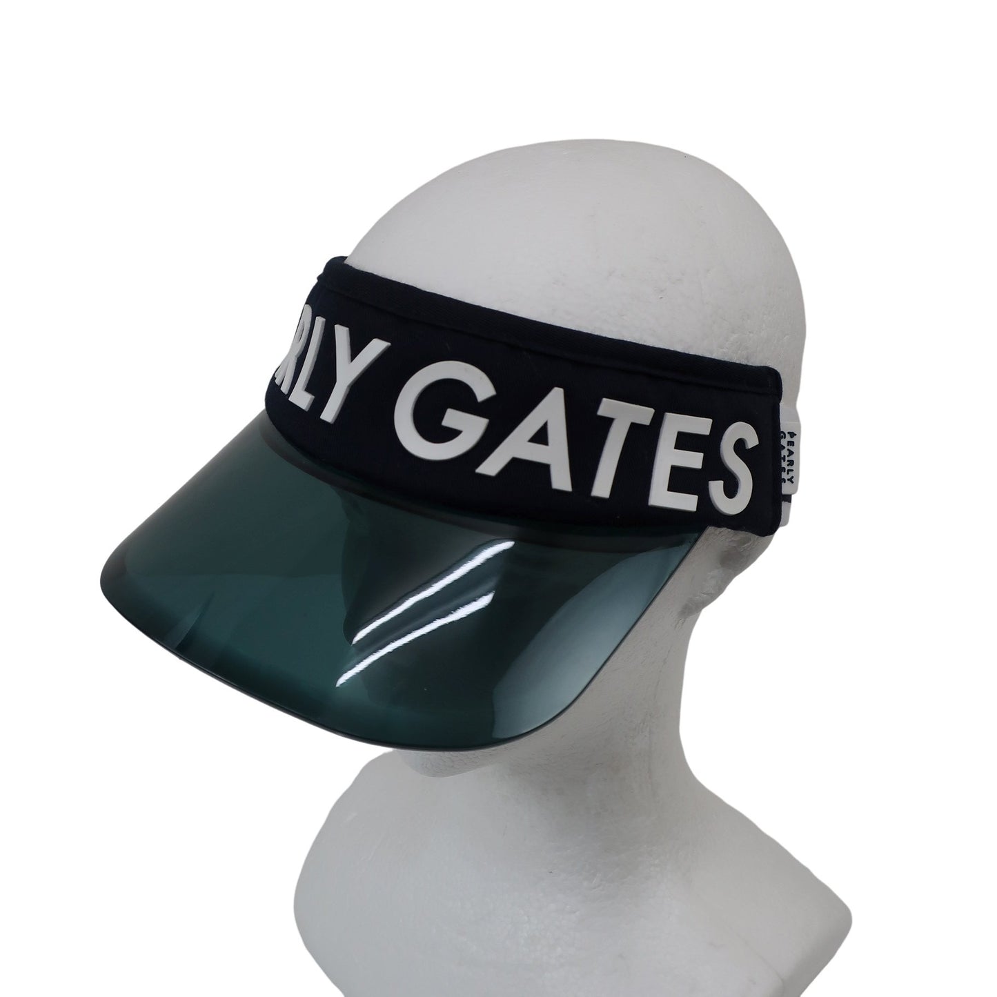 PEARLY GATES(パーリーゲイツ) サンバイザー 黒 レディース フリーサイズ S