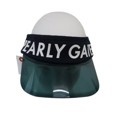 PEARLY GATES(パーリーゲイツ) サンバイザー 黒 レディース フリーサイズ S