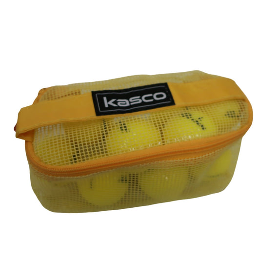 Kasco(キャスコ) ボールケース&ゴルフボール 黄色 10球 A