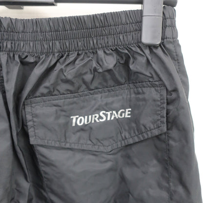 TOURSTAGE(ツアーステージ) ナイロンパンツ 黒 メンズ L B