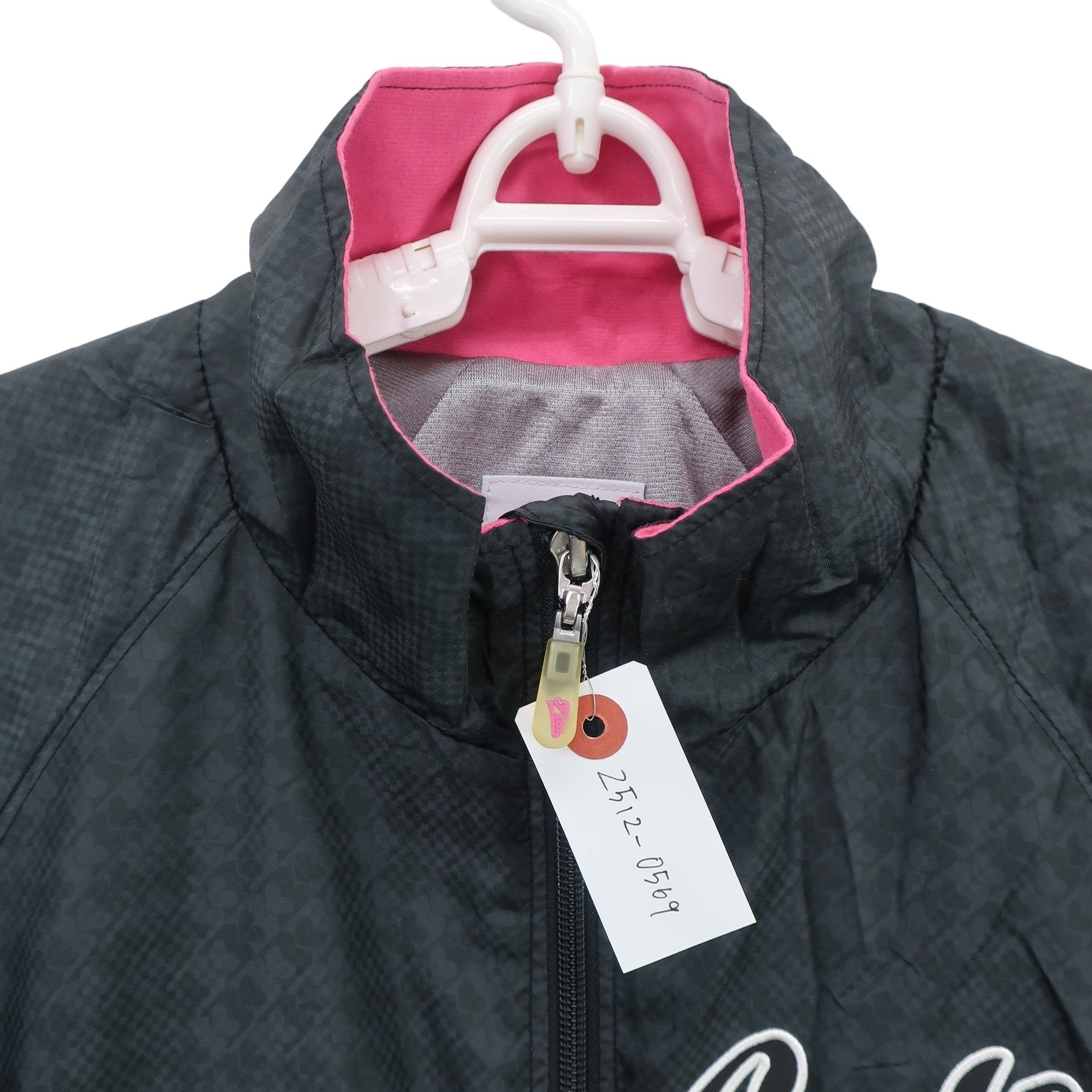 FILA GOLF(フィラゴルフ) ナイロンフルジップブルゾン 黒 レディース L A