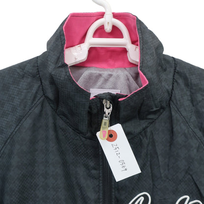 FILA GOLF(フィラゴルフ) ナイロンフルジップブルゾン 黒 レディース L A