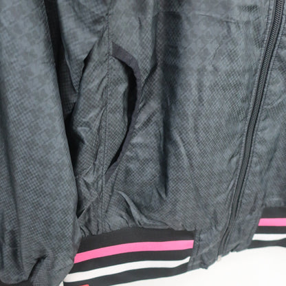 FILA GOLF(フィラゴルフ) ナイロンフルジップブルゾン 黒 レディース L A