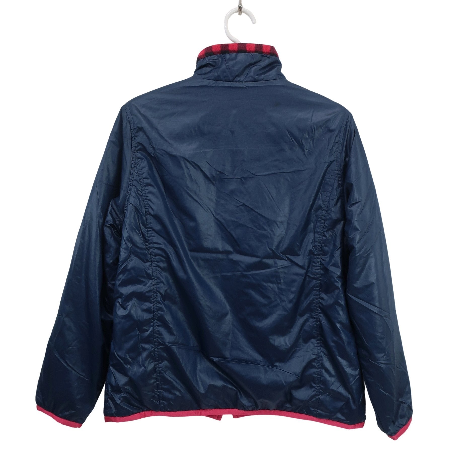 marie claire sport(マリ・クレール・スポーツ) リバーシブルジャケット ネイビー / ピンクチェック レディース LL A