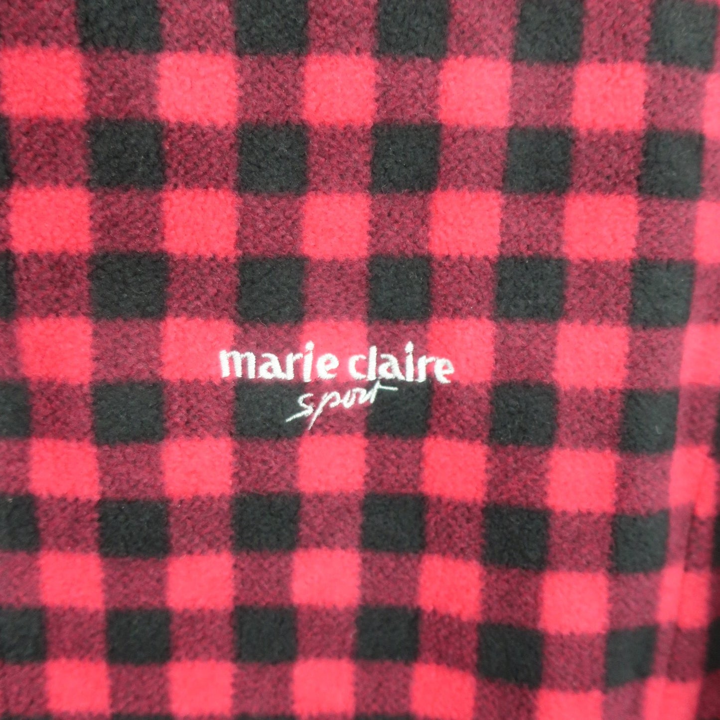 marie claire sport(マリ・クレール・スポーツ) リバーシブルジャケット ネイビー / ピンクチェック レディース LL A