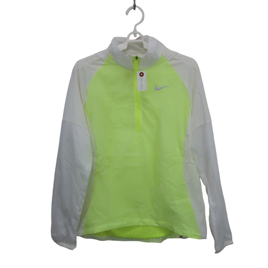 NIKE GOLF(ナイキゴルフ) ハーフジップシャツ 黄色白 レディース XL A