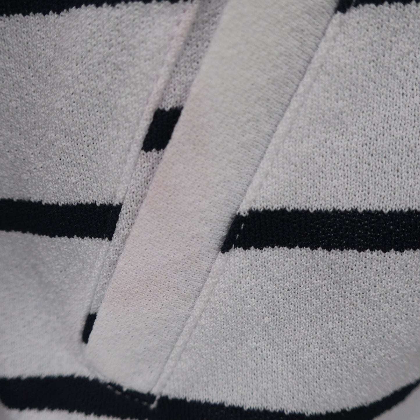 le coq sportif(ルコックスポルティフ) 薄手パーカー 白ネイビーボーダー レディース LL A