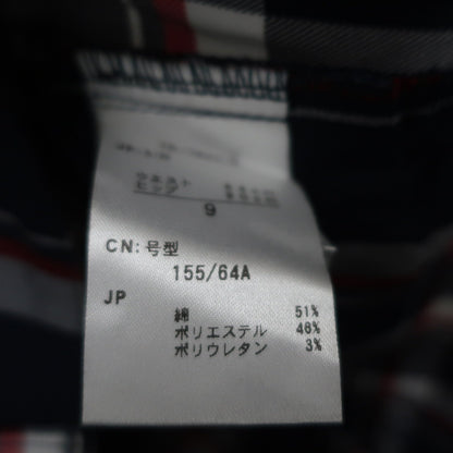 TIGORA(ティゴラ) パンツ 青系チェック レディース 9 A