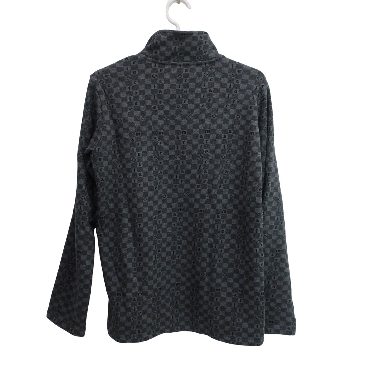 marie claire sport(マリ・クレール・スポーツ) 長袖ハーフジップシャツ グレー系 レディース LL A