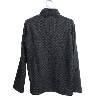 marie claire sport(マリ・クレール・スポーツ) 長袖ハーフジップシャツ グレー系 レディース LL A