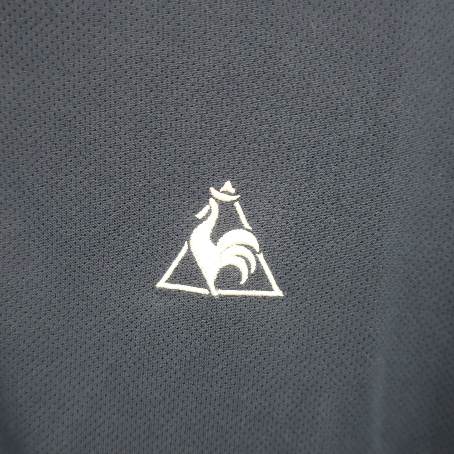 le coq sportif(ルコックスポルティフ) 半袖ハーフジップシャツ ネイビー レディース O A