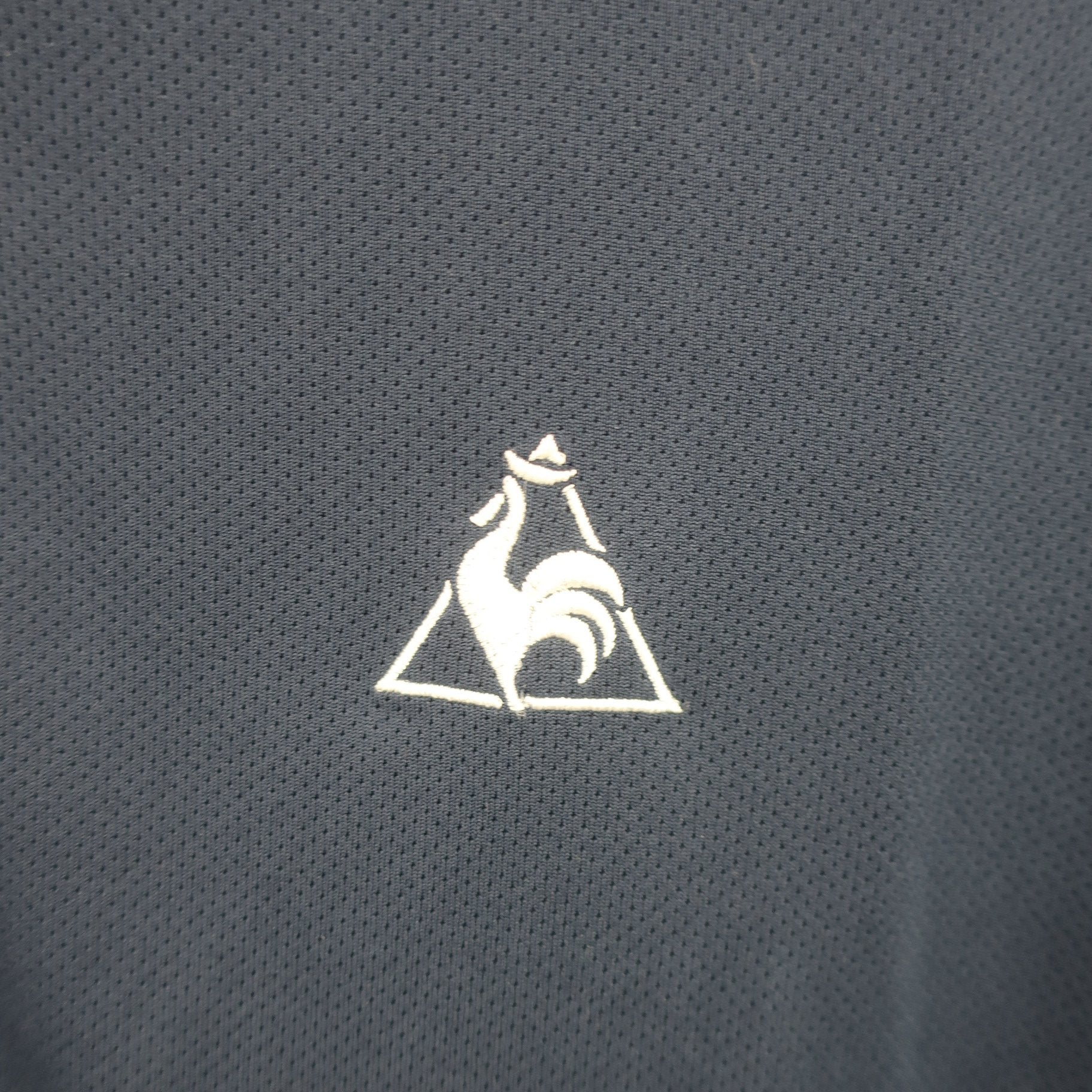 le coq sportif(ルコックスポルティフ) 半袖ハーフジップシャツ ネイビー レディース O A