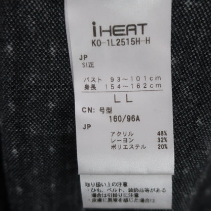 Kolwin(コルウィン) ハイネックシャツ ネイビー白水玉柄 レディース LL A