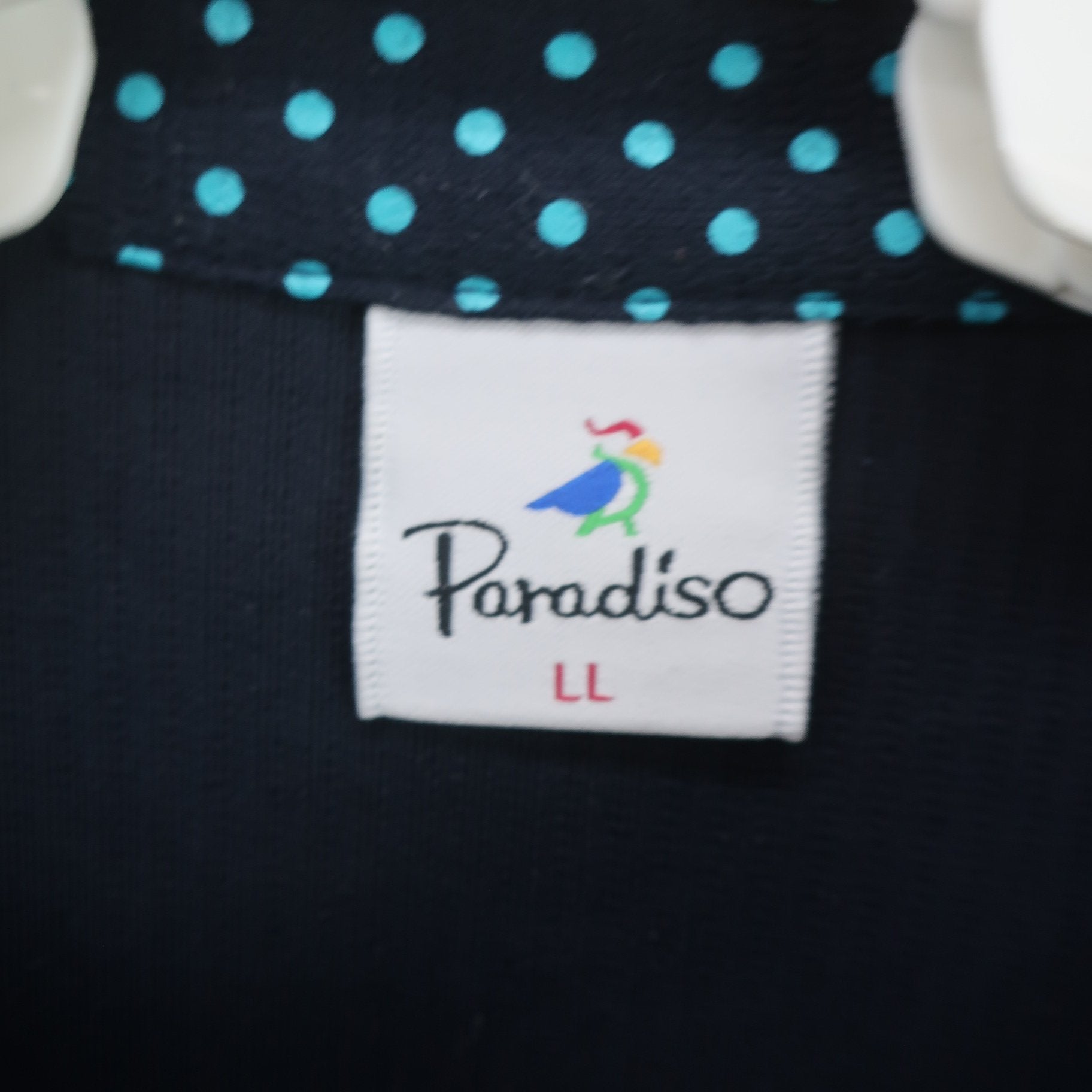 Paradiso(パラディーゾ) 長袖ポロシャツ ネイビー レディース LL A
