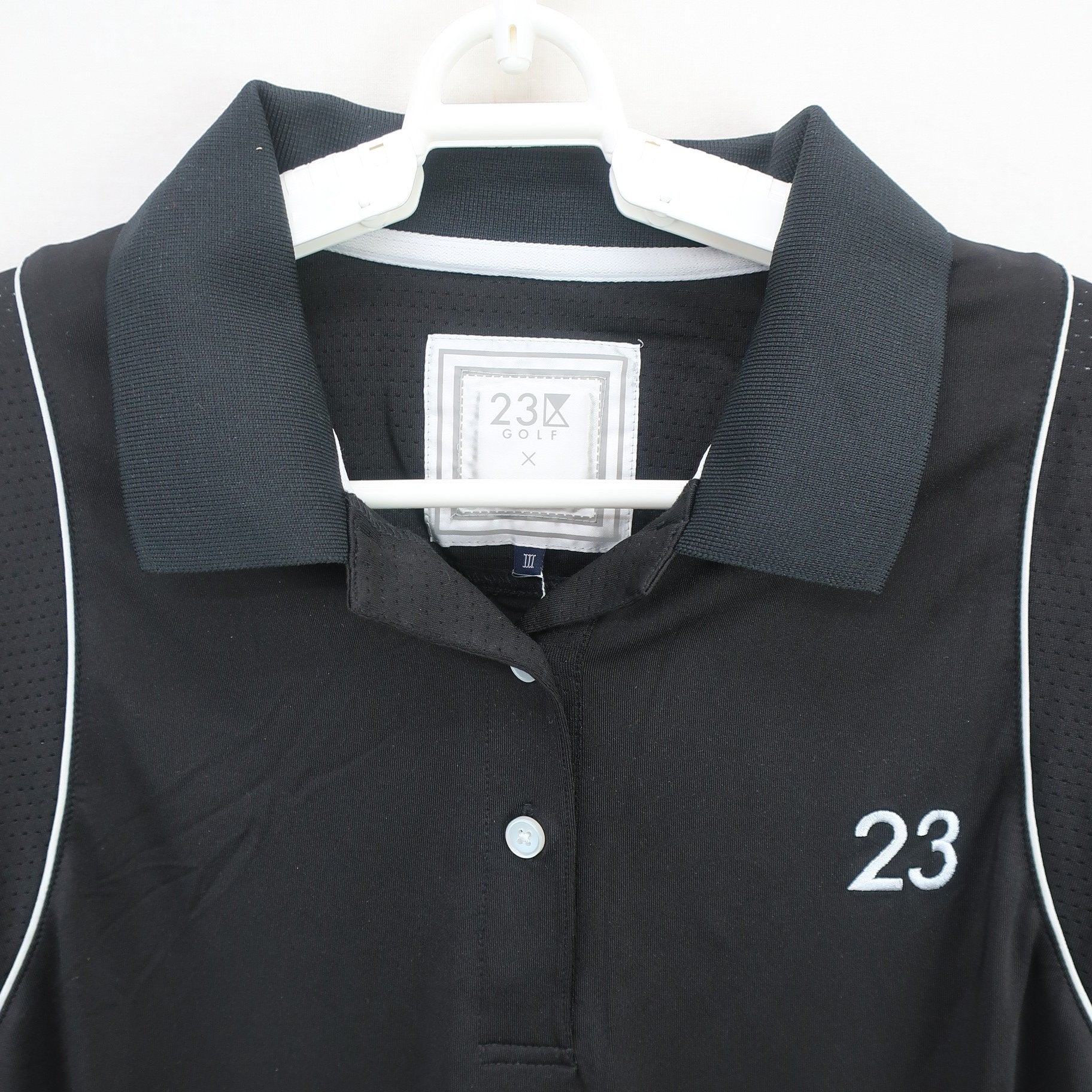 23区 GOLF(23区ゴルフ) ポロシャツ 黒 レディース 3 A