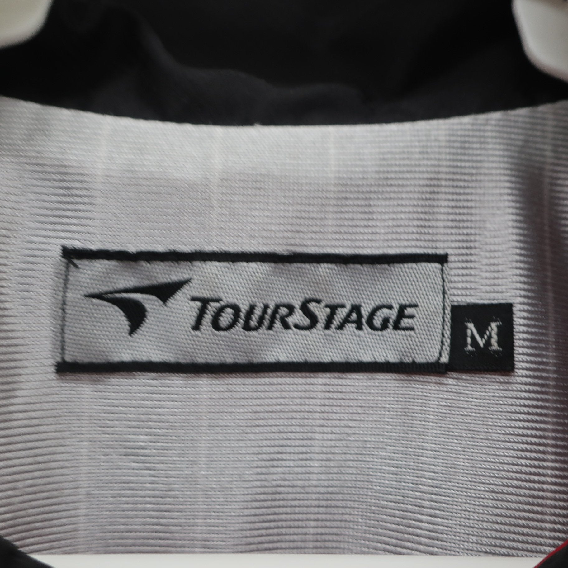 TOURSTAGE(ツアーステージ) ハーフジップスニード 赤黒 メンズ M B