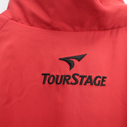 TOURSTAGE(ツアーステージ) ハーフジップスニード 赤黒 メンズ M B