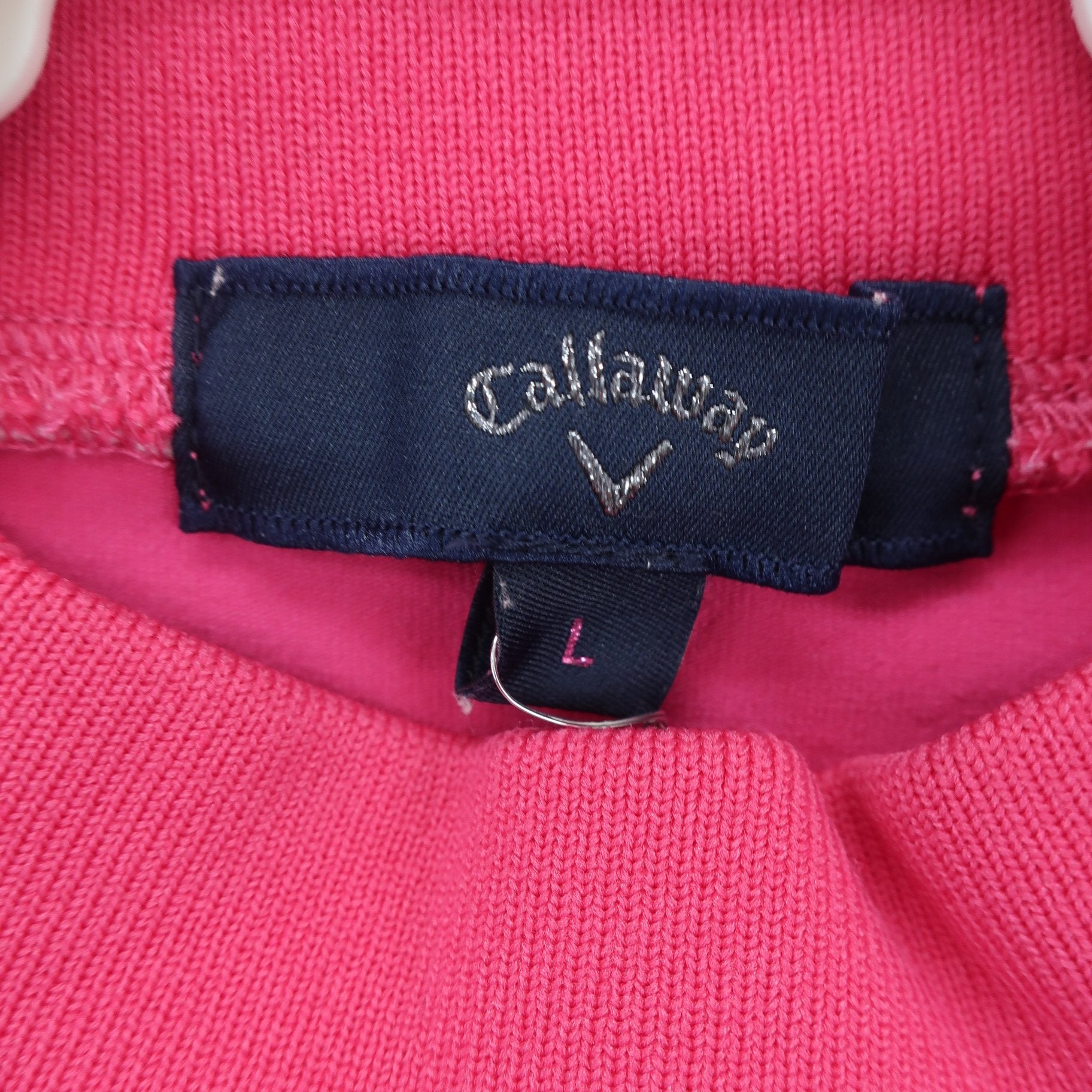 Callaway(キャロウェイ) 半袖モックネックシャツ ピンク レディース L C24234201 B