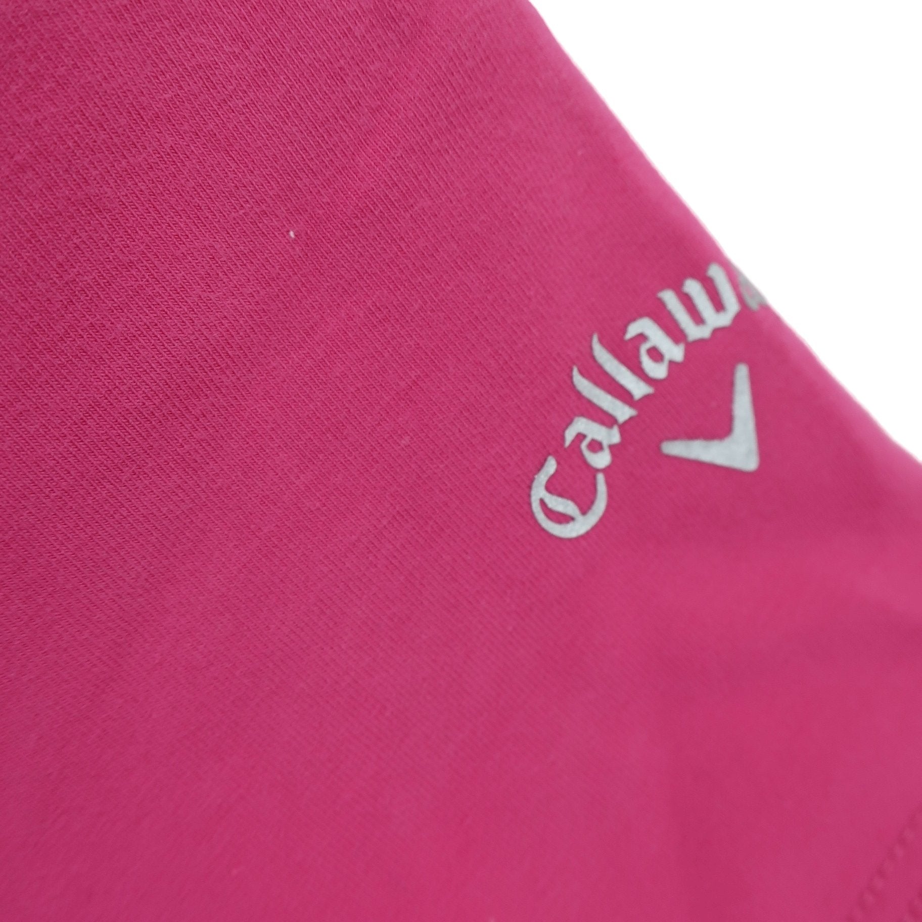 Callaway(キャロウェイ) 半袖モックネックシャツ ピンク レディース L C24234201 B
