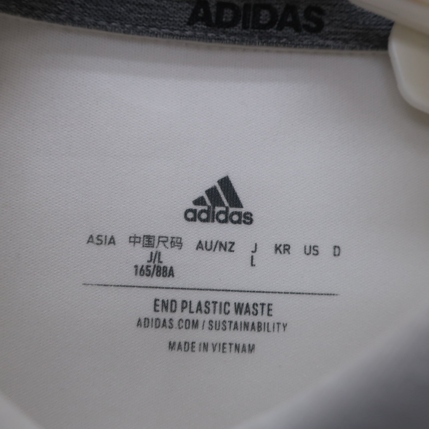 adidas(アディダス) ポロシャツ 白 レディース L B