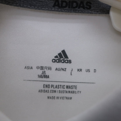 adidas(アディダス) ポロシャツ 白 レディース L B