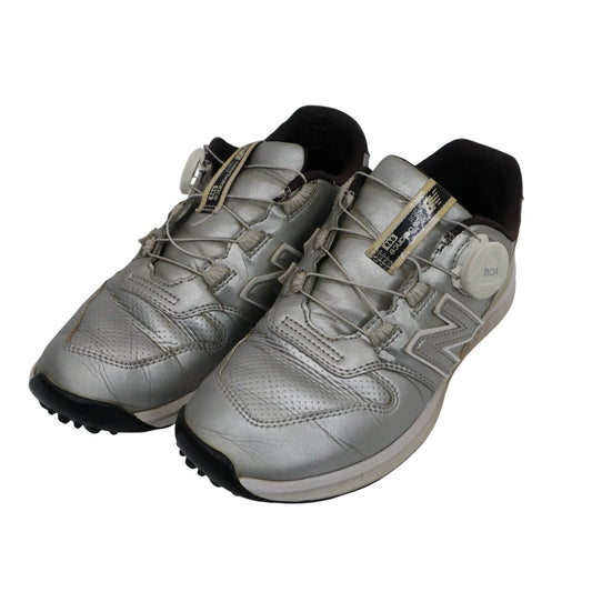 New Balance golf(ニューバランスゴルフ) ダイヤル式スパイクレスゴルフシューズ シルバー レディース 22.5cm B