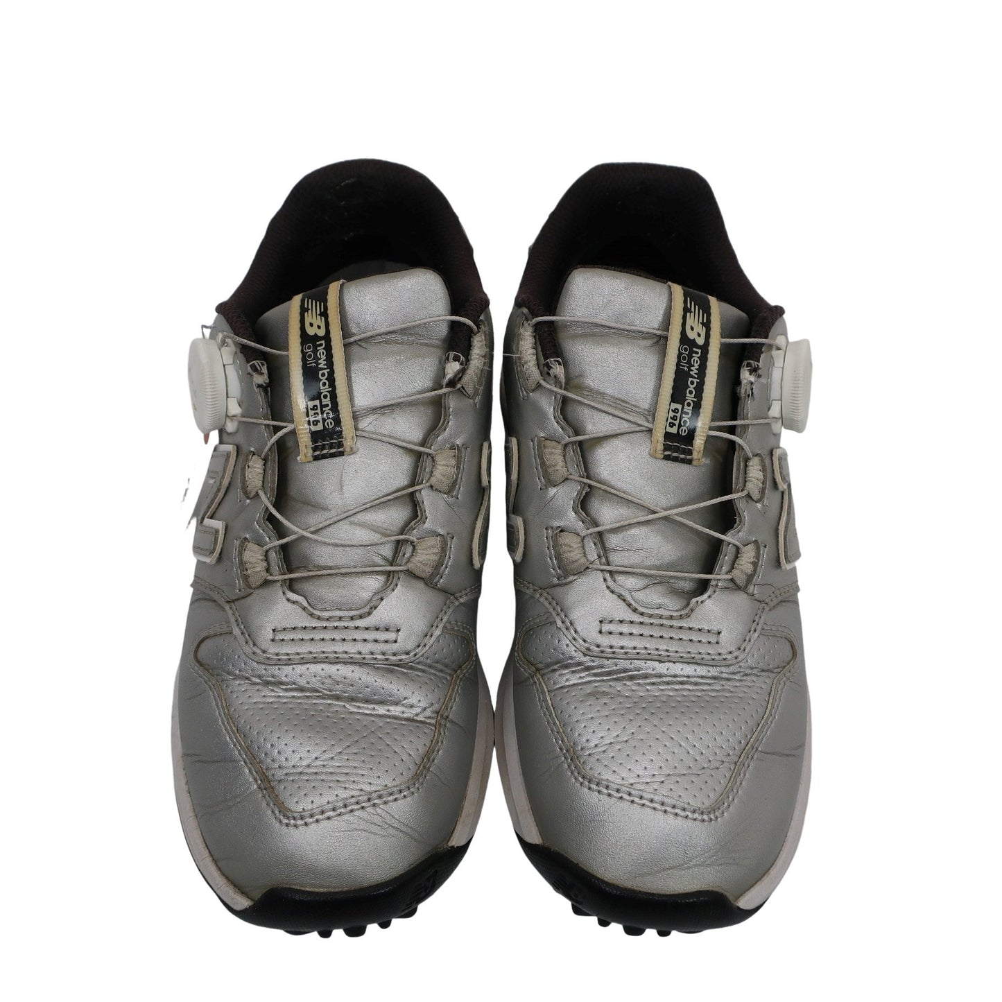 New Balance golf(ニューバランスゴルフ) ダイヤル式スパイクレスゴルフシューズ シルバー レディース 22.5cm B