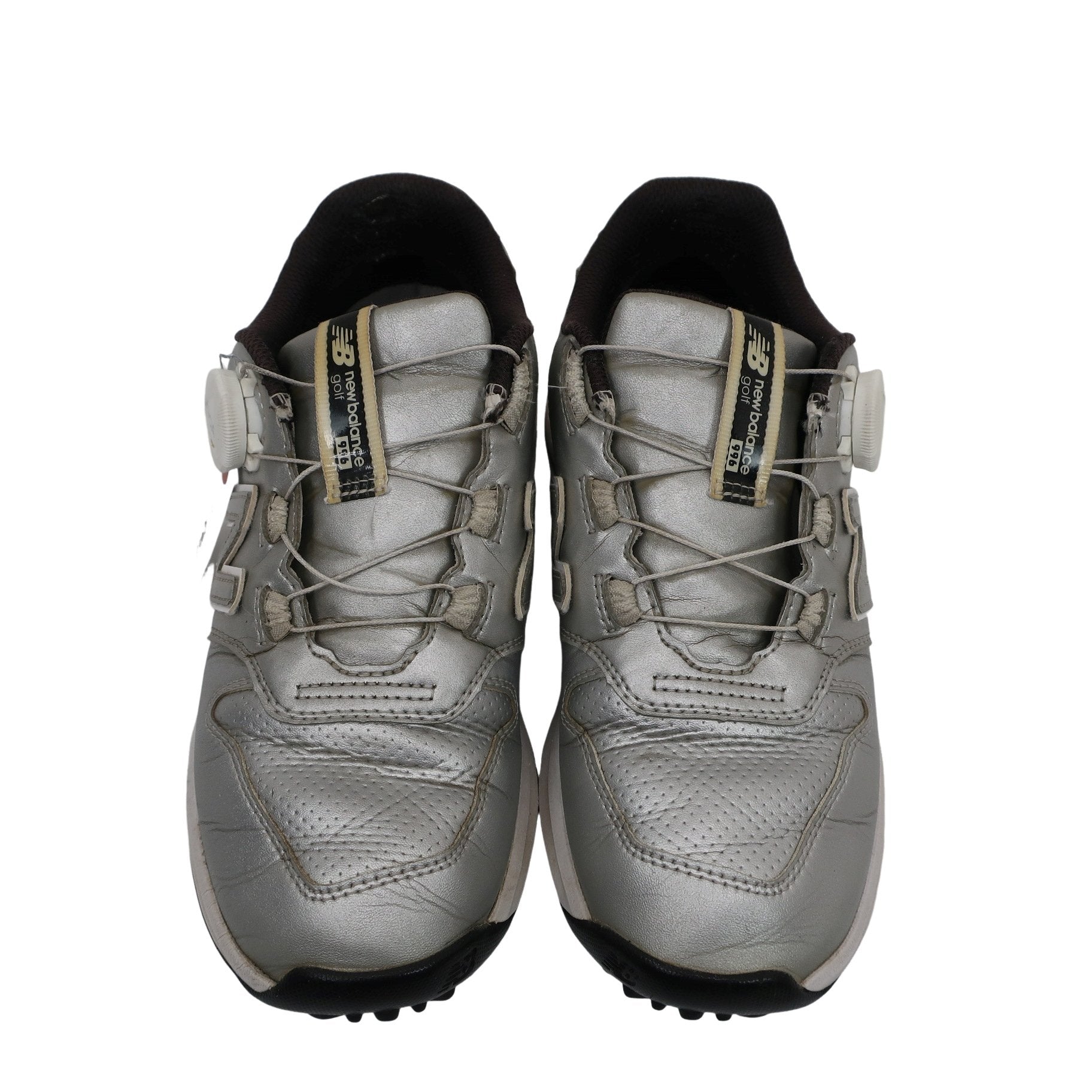 New Balance golf(ニューバランスゴルフ) ダイヤル式スパイクレスゴルフシューズ シルバー レディース 22.5cm B