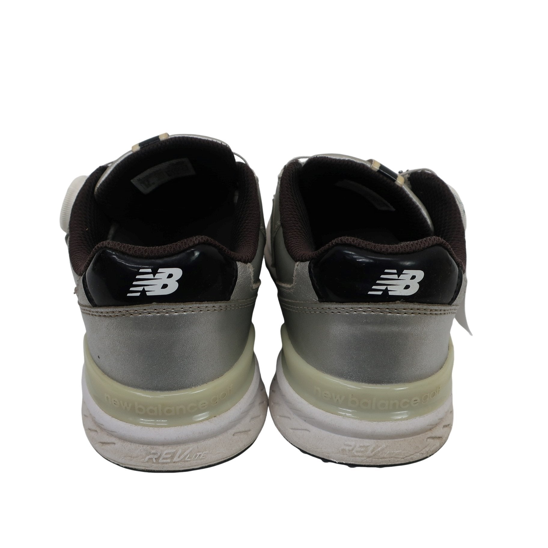 New Balance golf(ニューバランスゴルフ) ダイヤル式スパイクレスゴルフシューズ シルバー レディース 22.5cm B