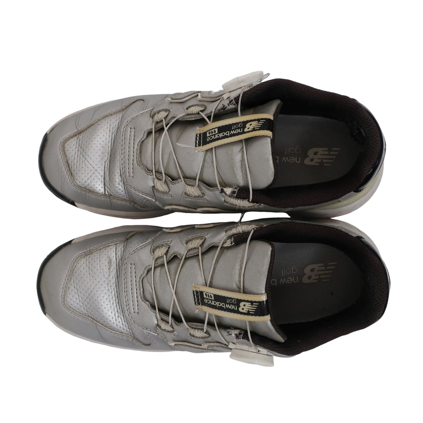 New Balance golf(ニューバランスゴルフ) ダイヤル式スパイクレスゴルフシューズ シルバー レディース 22.5cm B