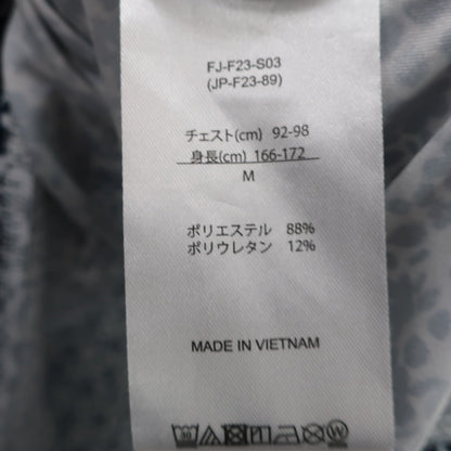FOOTJOY(フットジョイ) 長袖ポロシャツ 白ネイビー総柄 メンズ M A