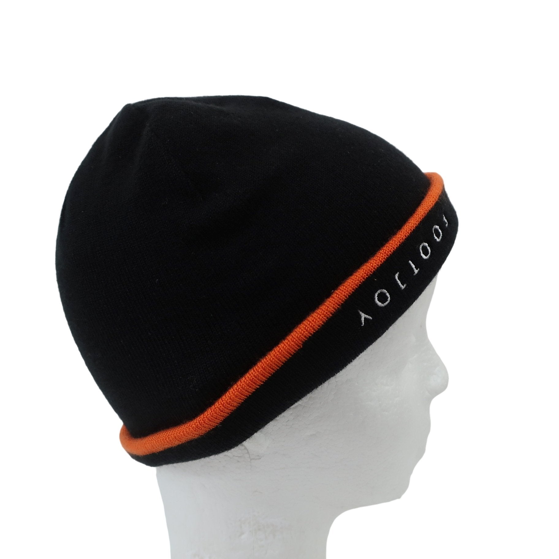 FOOTJOY(フットジョイ) ニット帽 黒オレンジ メンズ フリーサイズ A